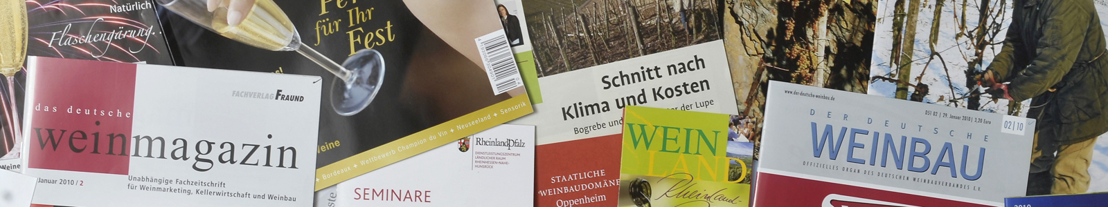 Weinbauzeitschriften © Dienstleistungszentren Ländlicher Raum